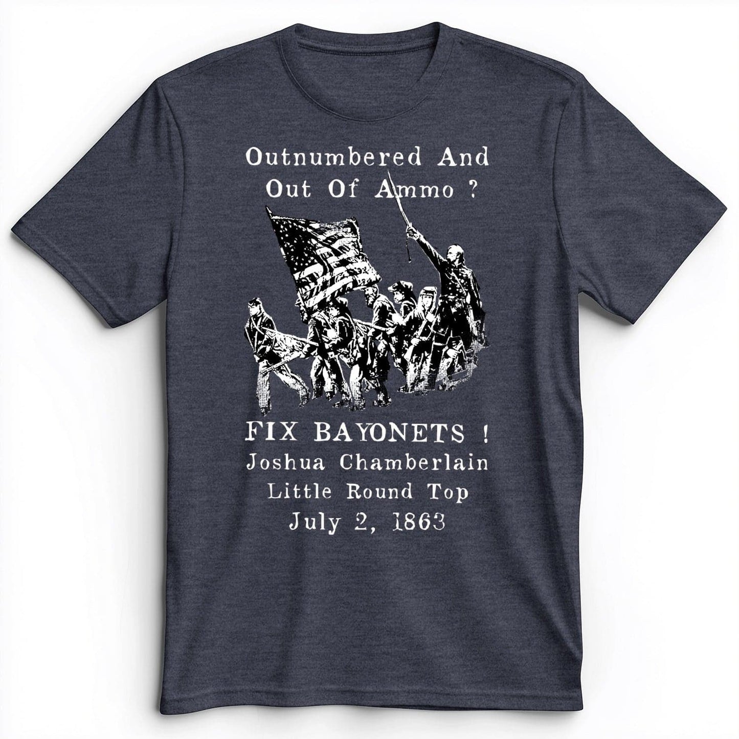 Chamberlain Premium Tee Heather Navy / S