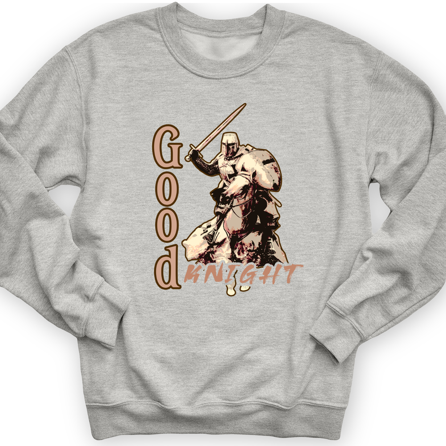 Charging Knight Crewneck Sport Grey / S