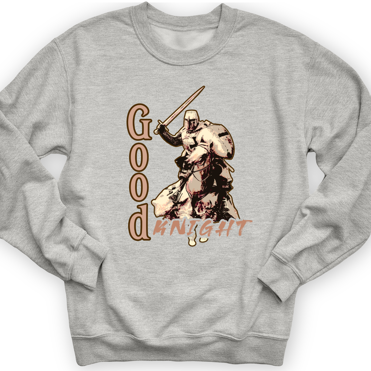 Charging Knight Crewneck Sport Grey / S