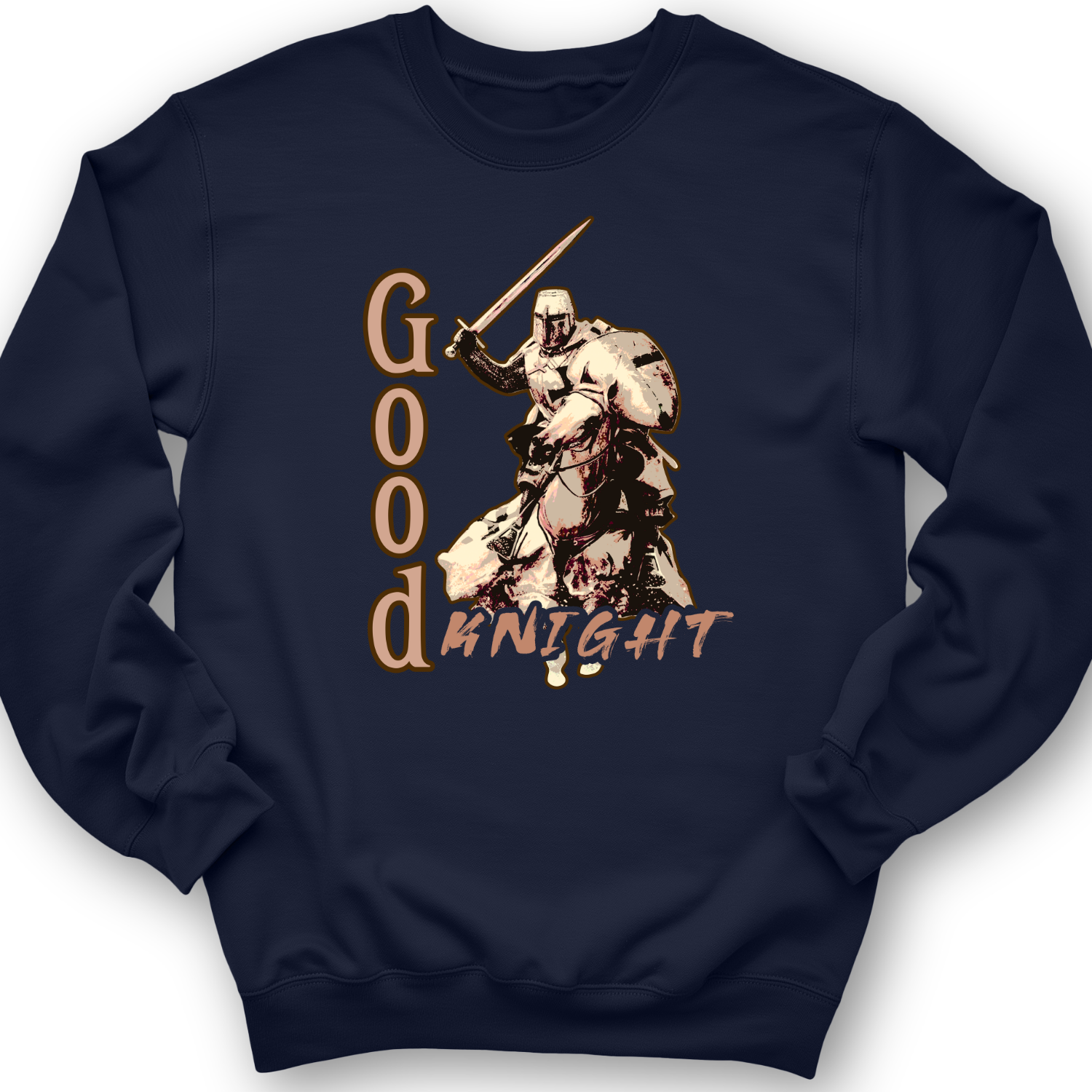 Charging Knight Crewneck Navy / S