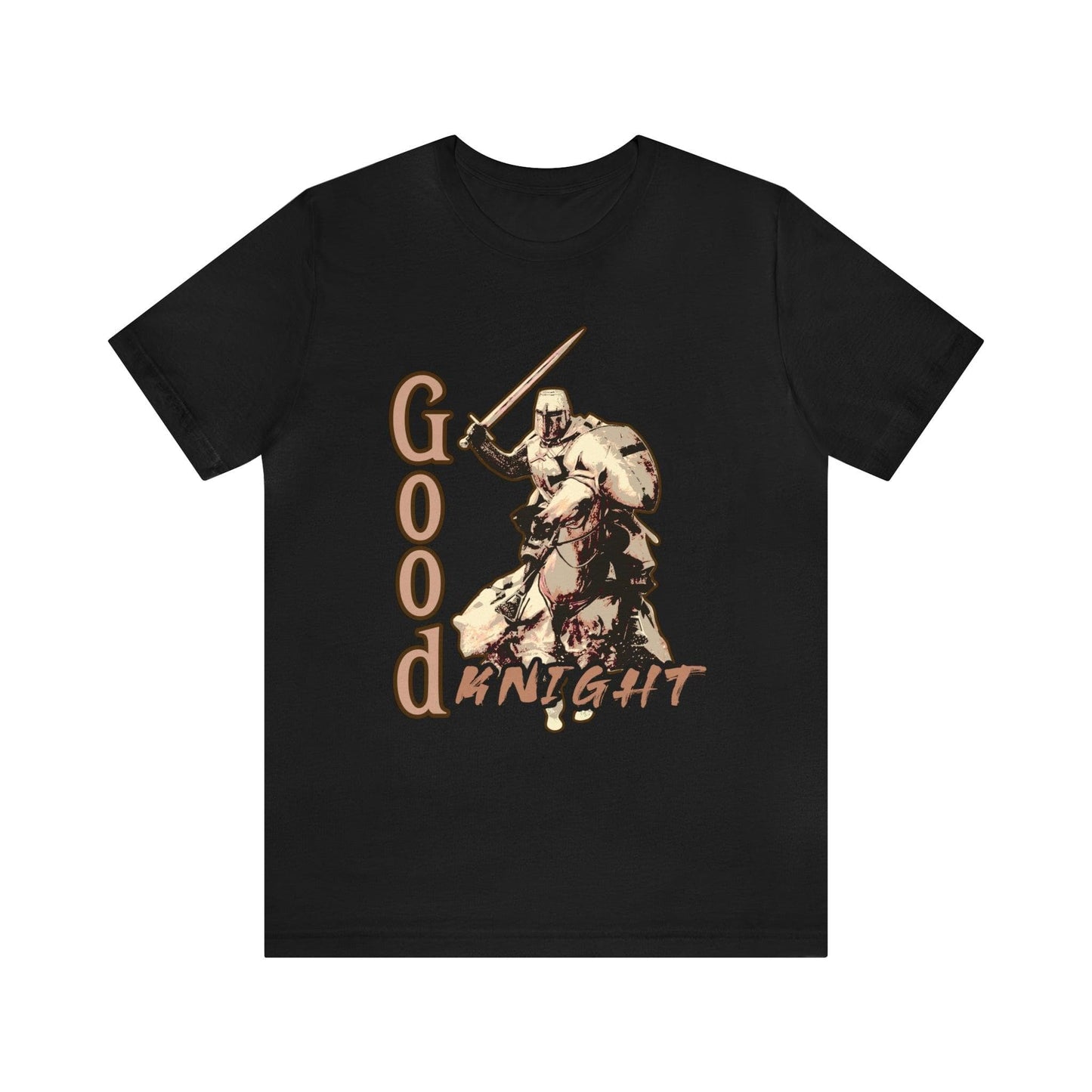 Charging Knight High Quality Tee Black / S