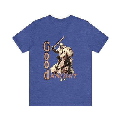 Charging Knight High Quality Tee Heather True Royal / S