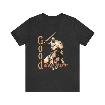 Charging Knight High Quality Tee Dark Grey Heather / S