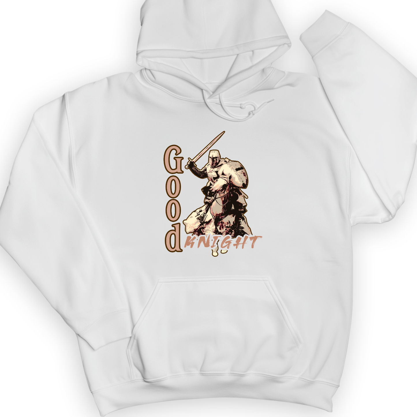 Charging Knight Hoodie White / S