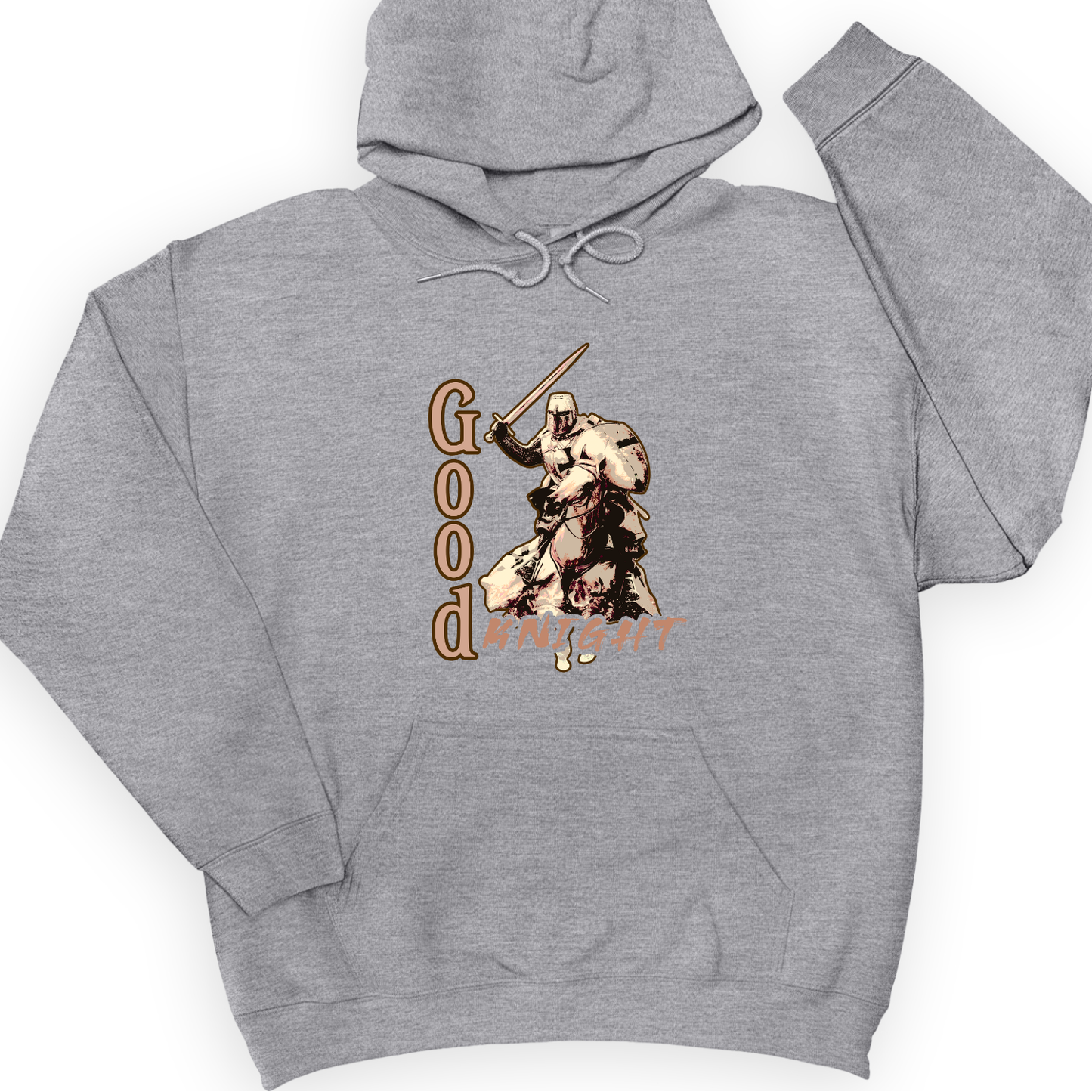 Charging Knight Hoodie Sport Grey / S