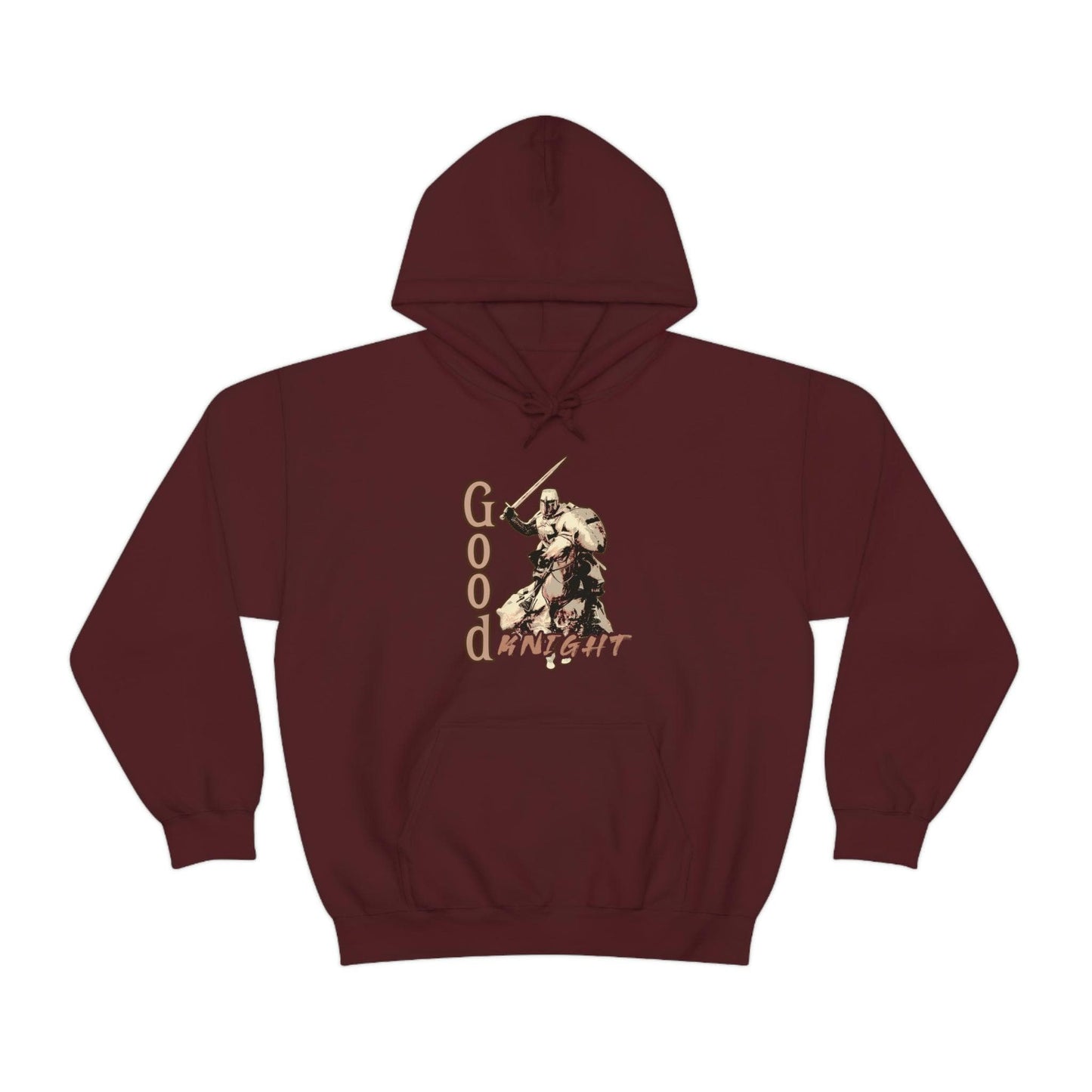 Charging Knight Hoodie Maroon / S