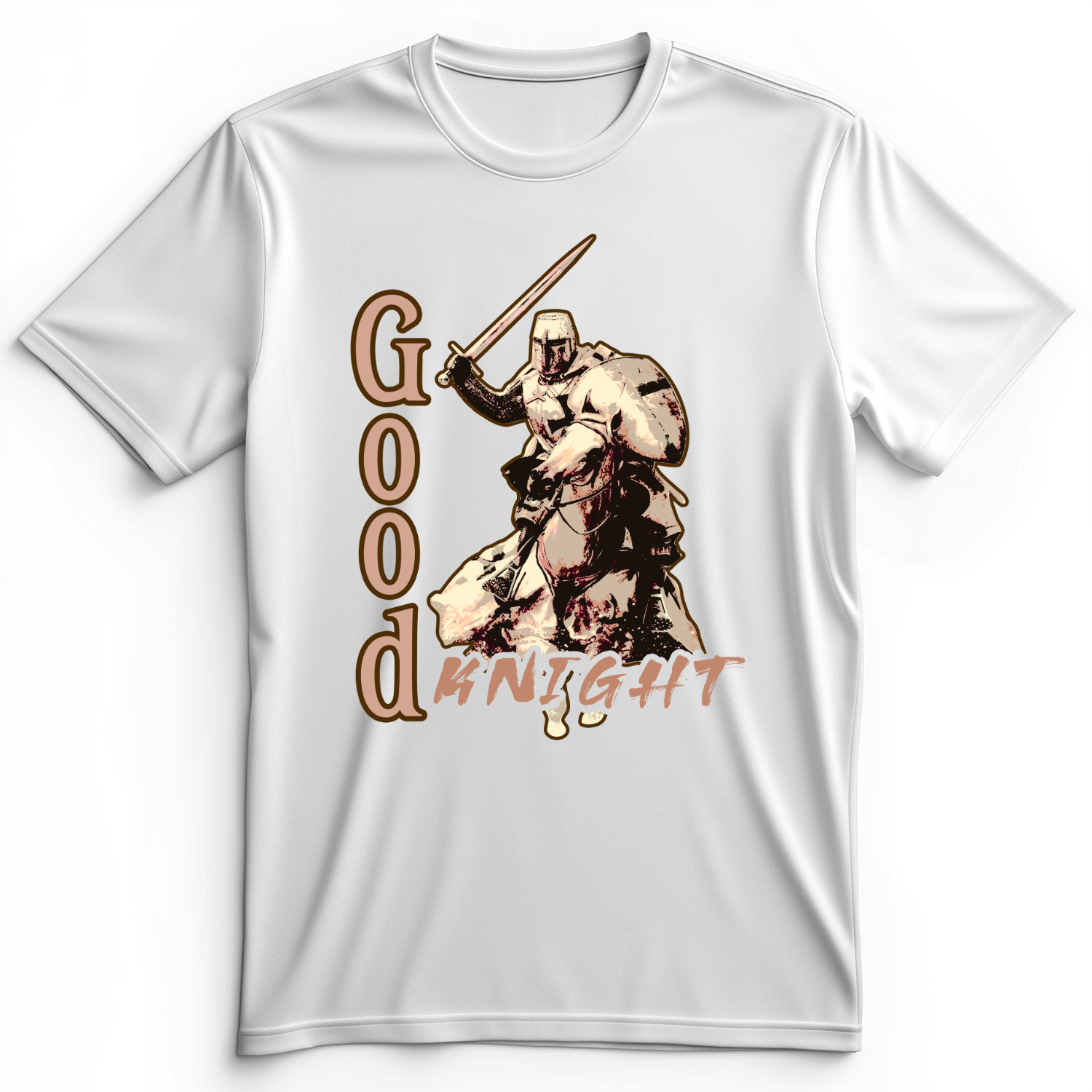 Charging Knight Premium Tee White / S
