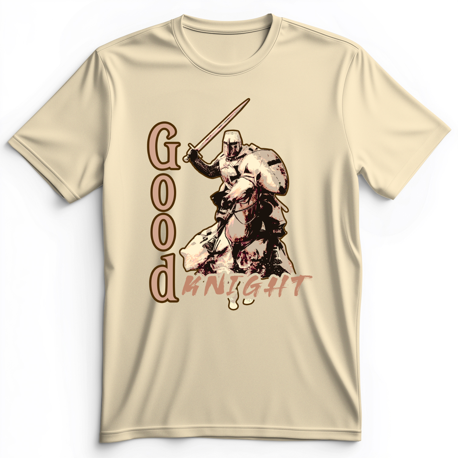 Charging Knight Premium Tee Natural / S