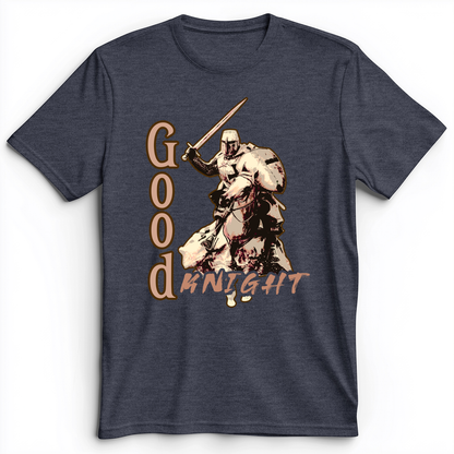 Charging Knight Premium Tee Heather Navy / S