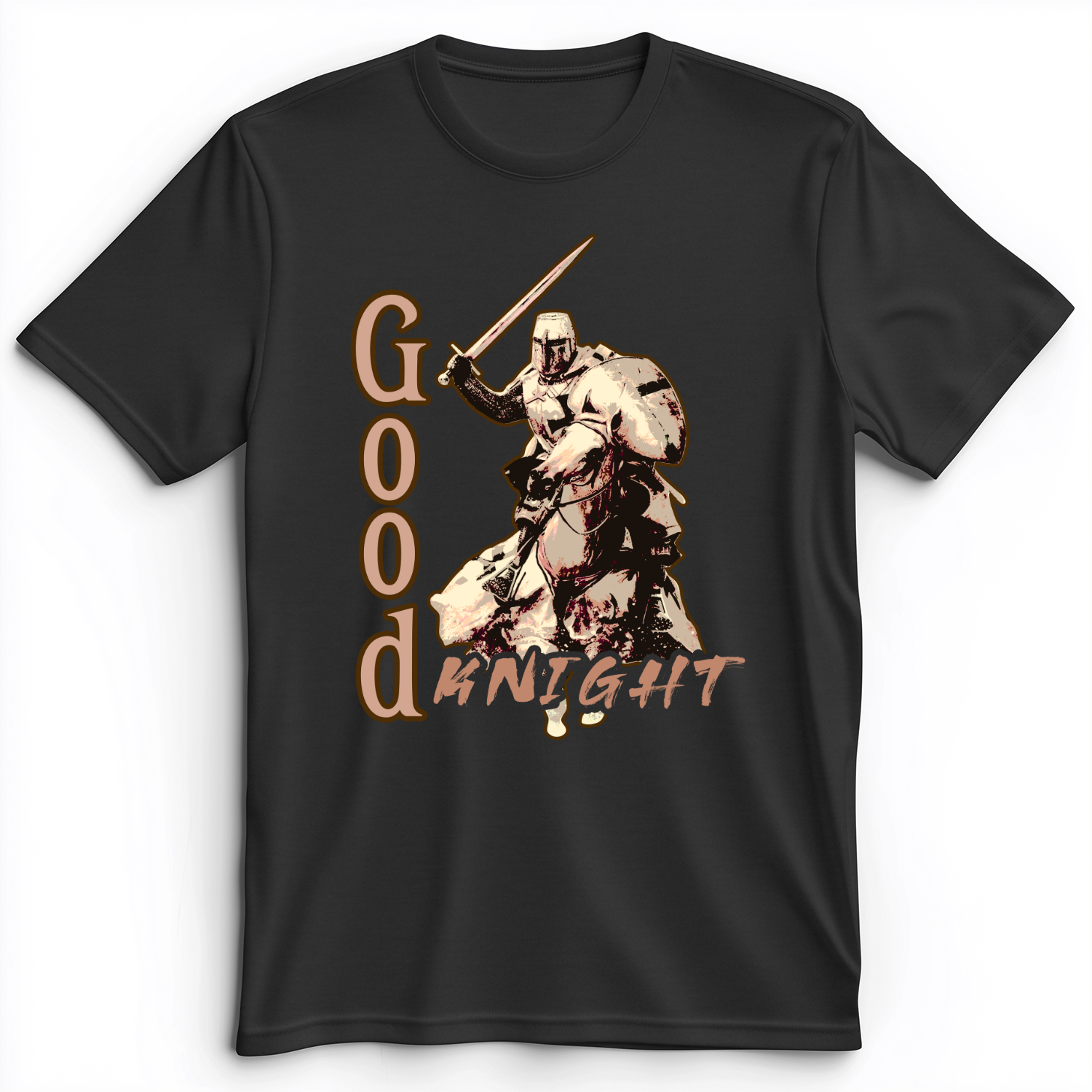 Charging Knight Premium Tee Dark Grey Heather / S