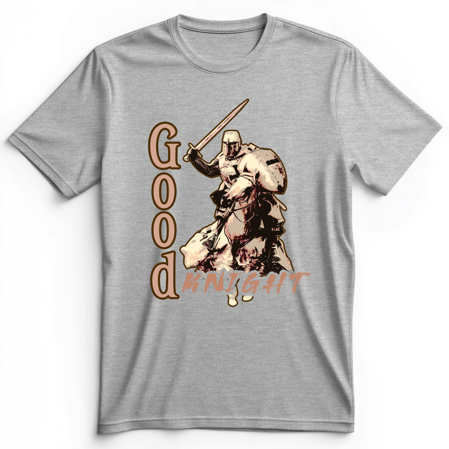 Charging Knight Premium Tee Athletic Heather / S