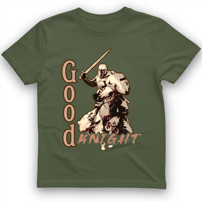 Charging Knight T-Shirt Military Green / S