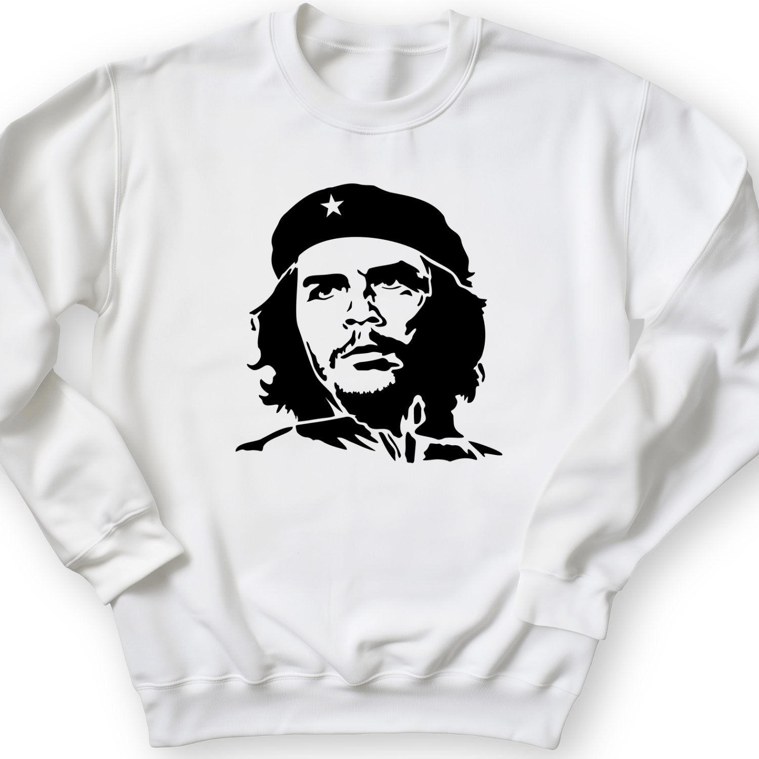 Che Guevara B&W Crewneck White / S