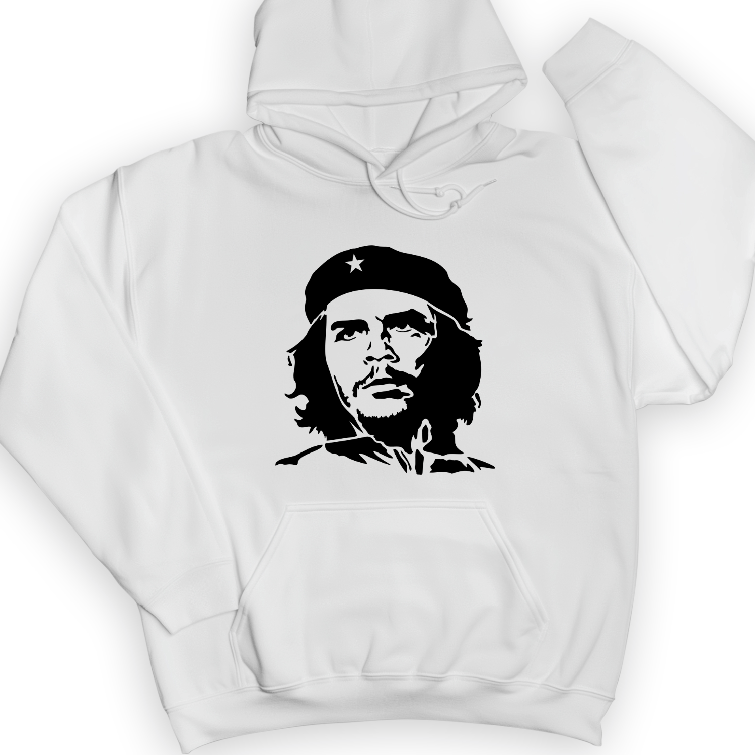 Che Guevara B&W Hoodie White / S