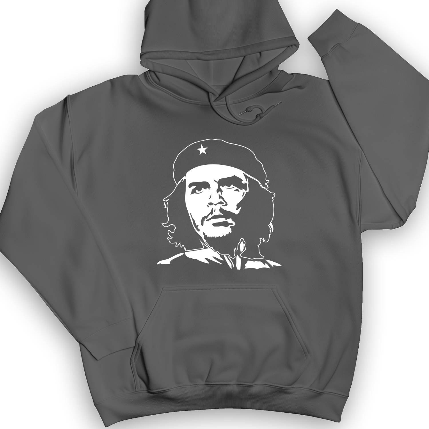 Che Guevara B&W Hoodie Charcoal / S