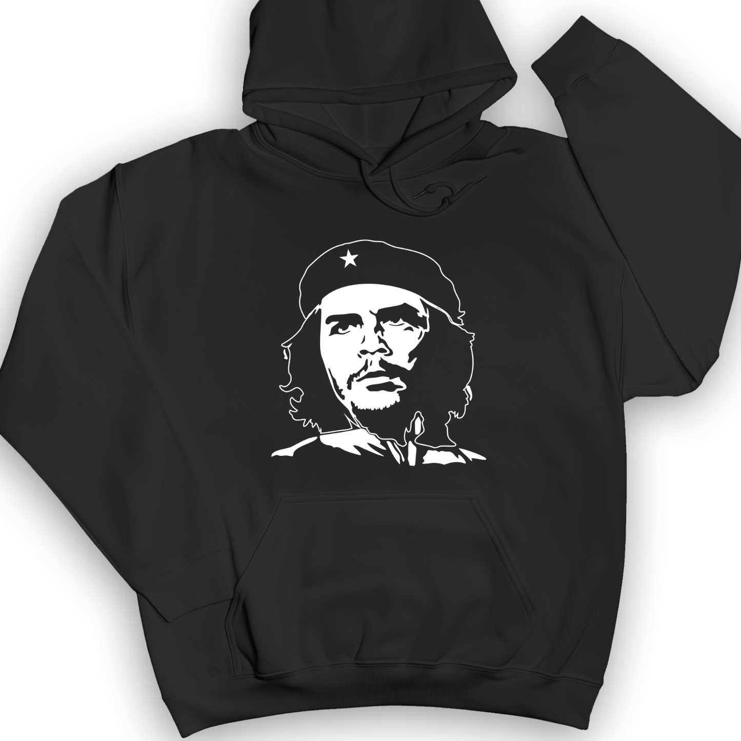 Che Guevara B&W Hoodie Black / S