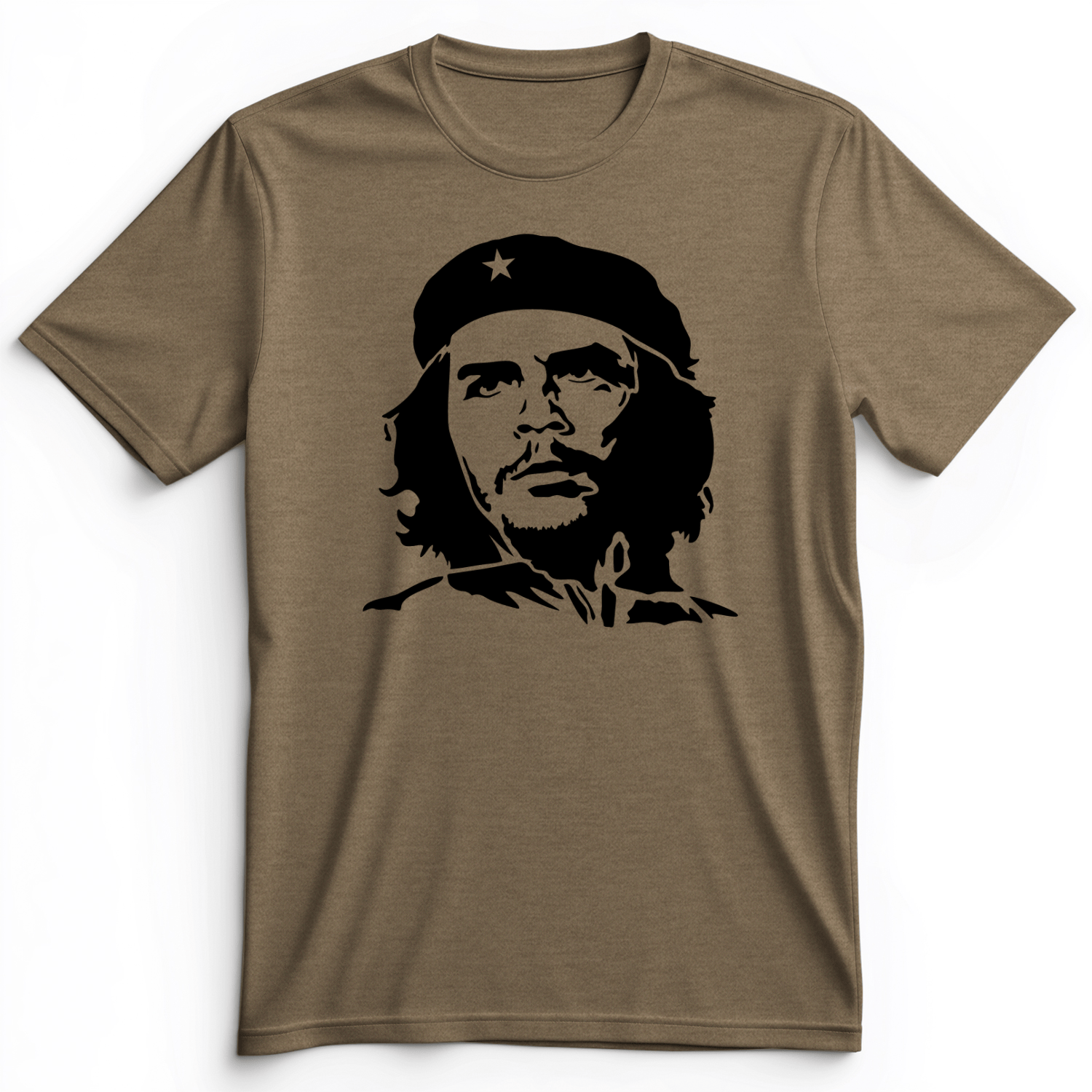 Che Guevara B&W Premium Tee Heather Olive / S
