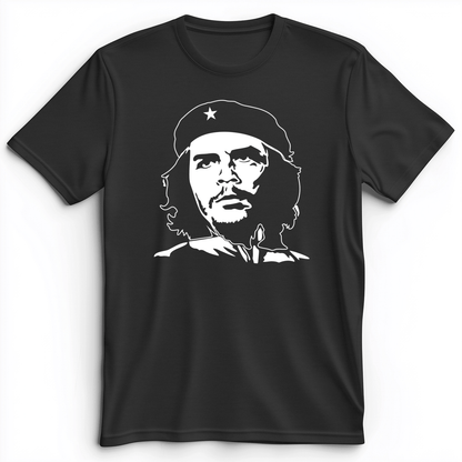 Che Guevara B&W Premium Tee Dark Grey Heather / S