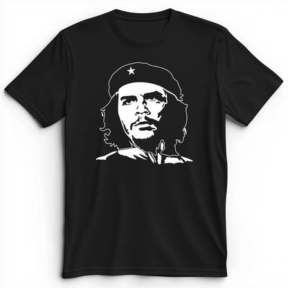 Che Guevara B&W Premium Tee Black / S