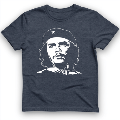 Che Guevara B&W T-Shirt Heather Navy / S
