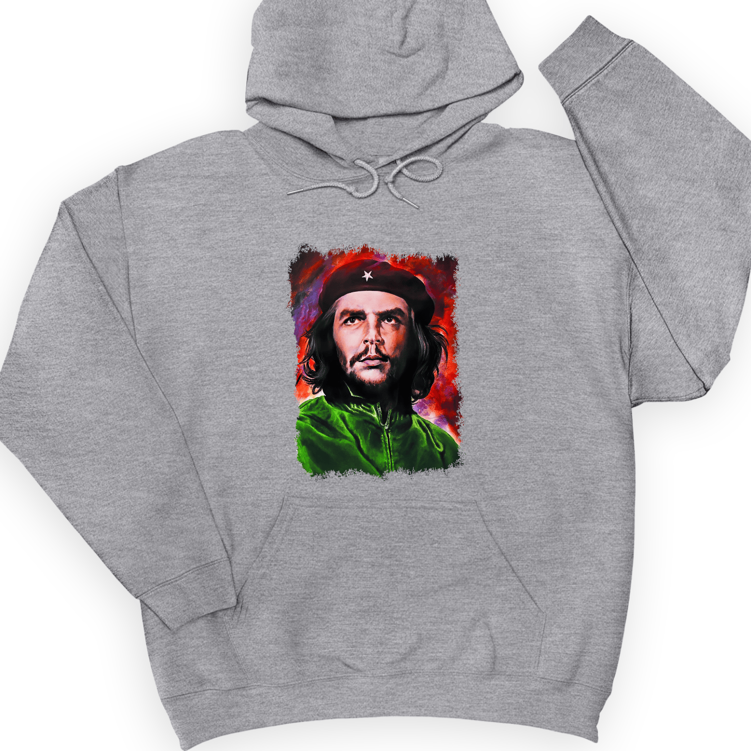 Che Guevara Colorized Hoodie Sport Grey / S