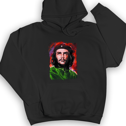 Che Guevara Colorized Hoodie Black / S