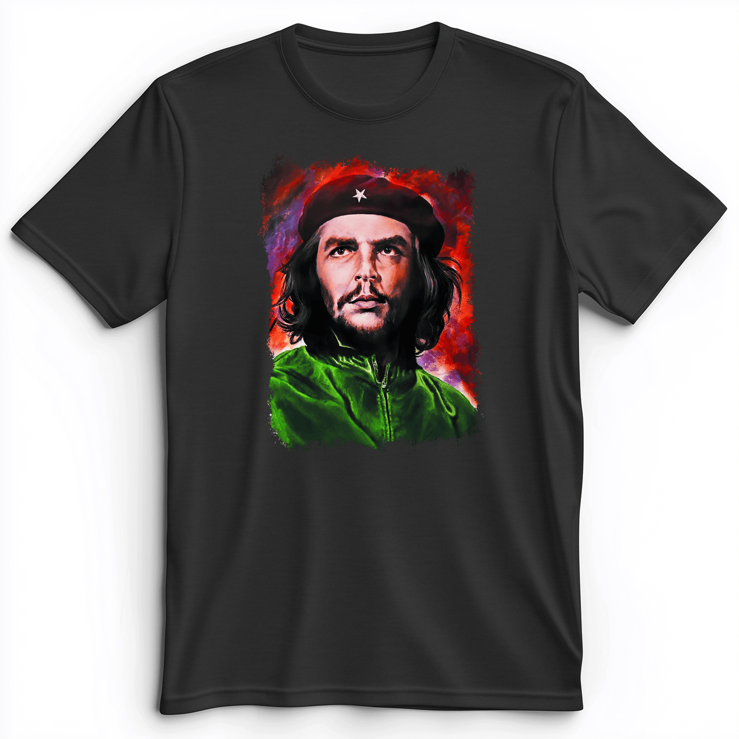 Che Guevara Colorized Premium Tee Dark Grey Heather / S