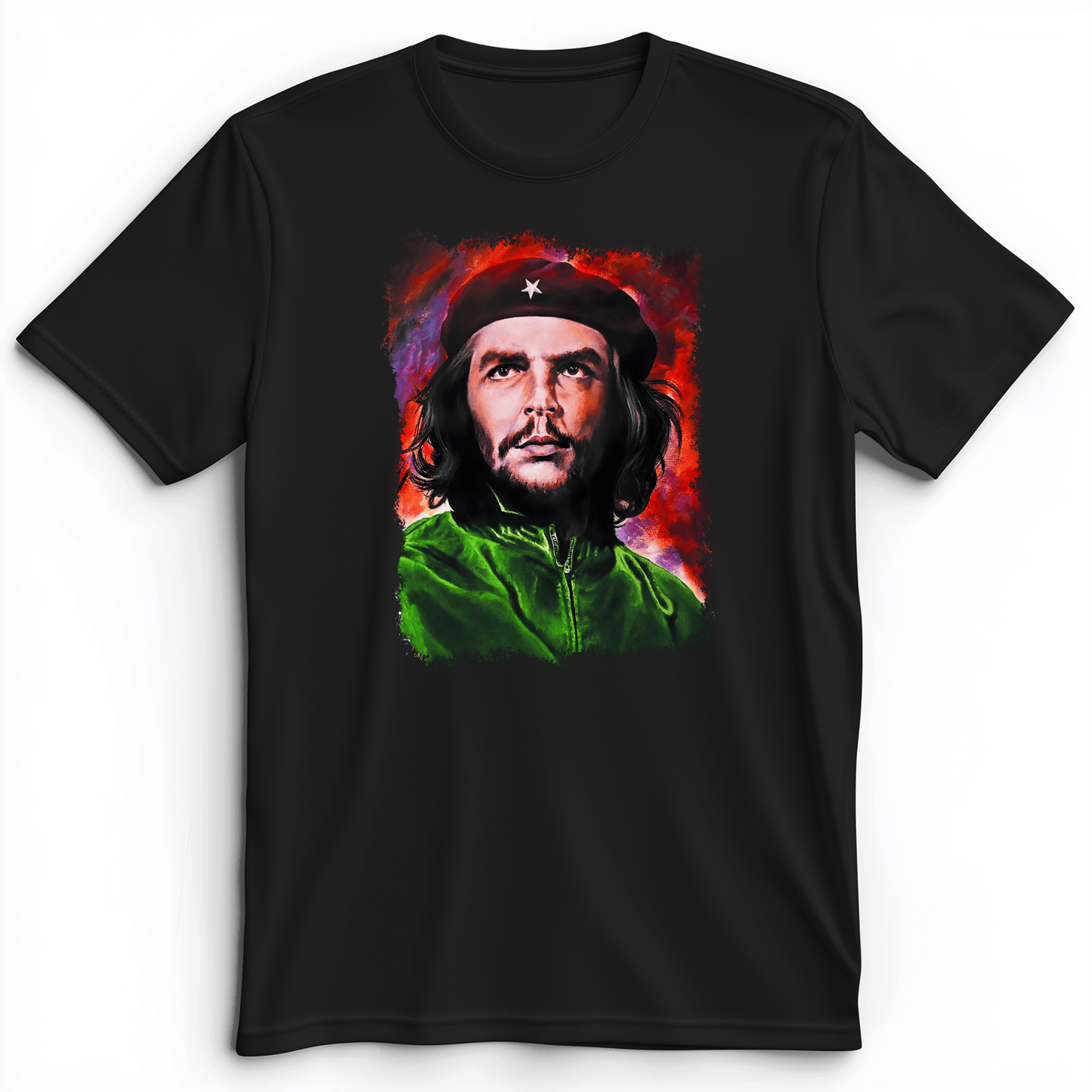 Che Guevara Colorized Premium Tee Black / S