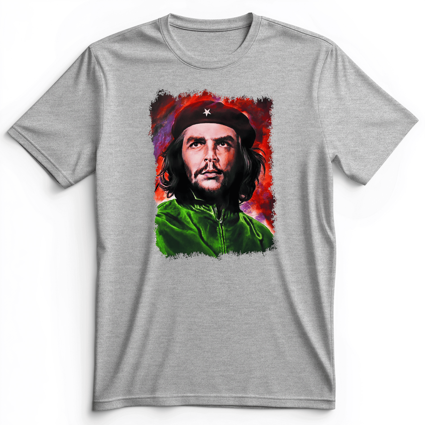 Che Guevara Colorized Premium Tee Athletic Heather / S