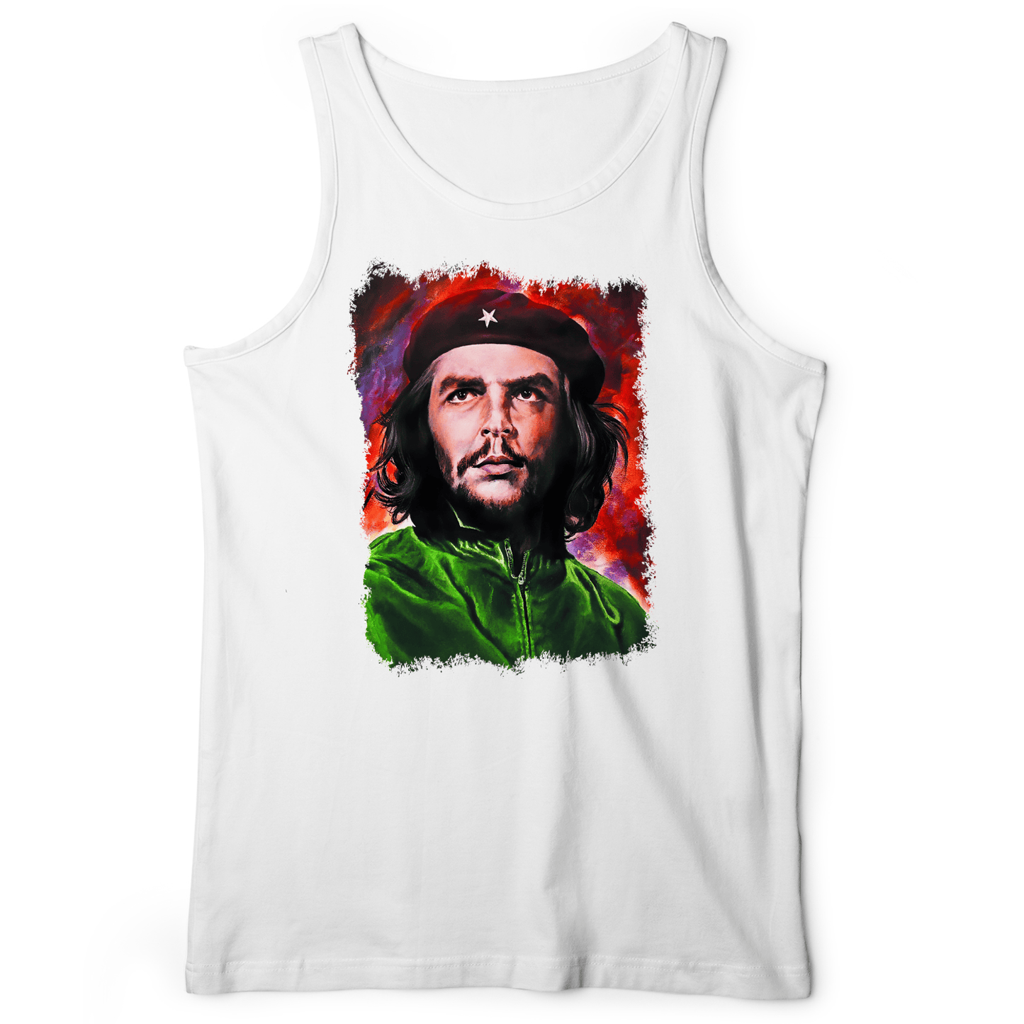 Che Guevara Colorized Tank White / XS