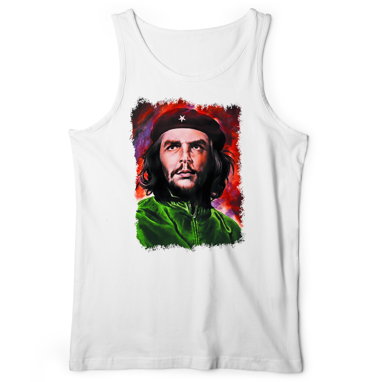 Che Guevara Colorized Tank White / XS