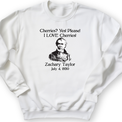 Cherries Crewneck White / S