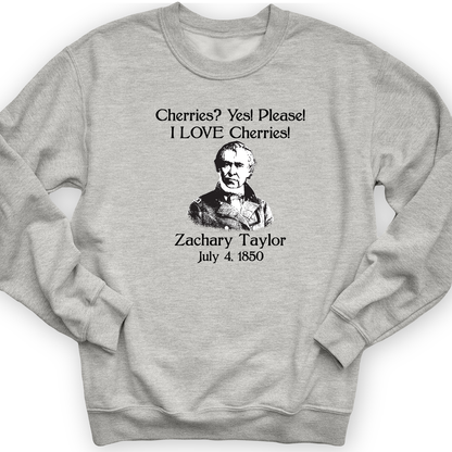 Cherries Crewneck Sport Grey / S