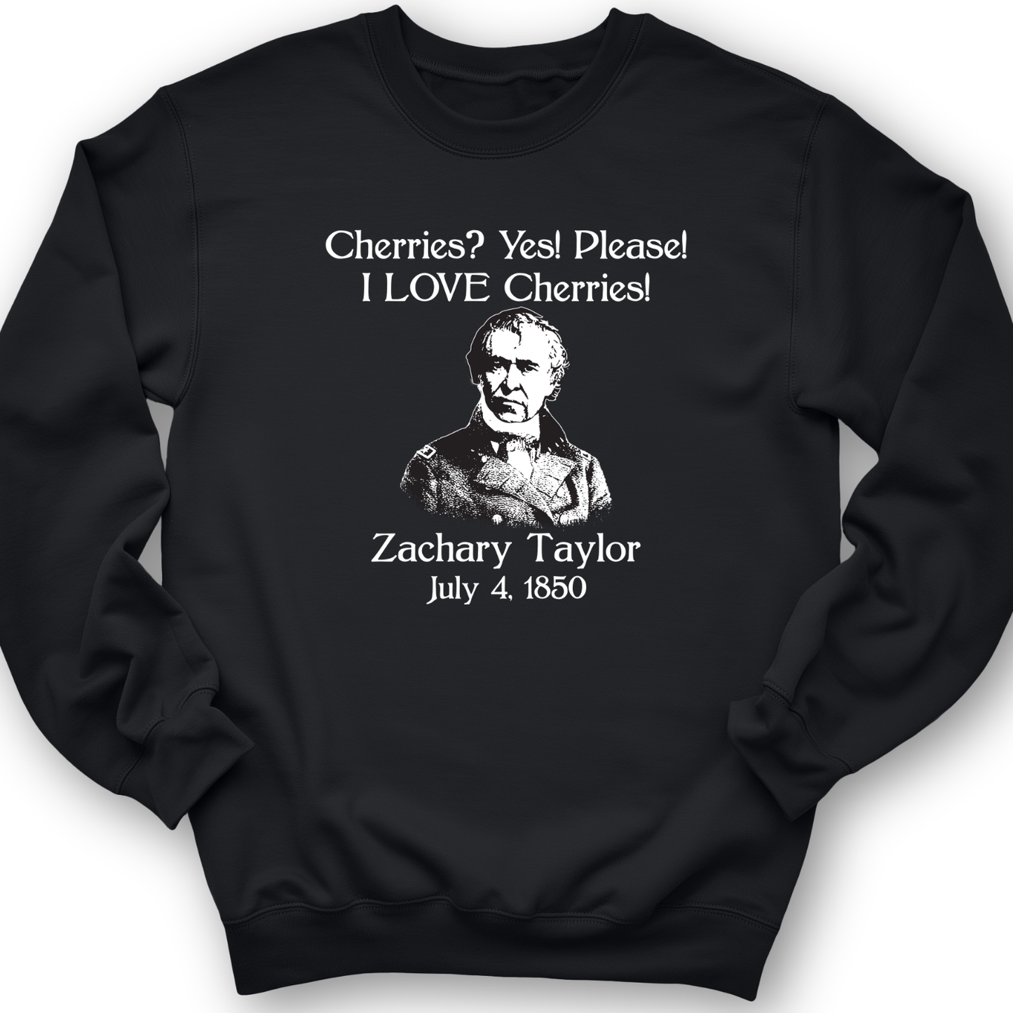 Cherries Crewneck Black / S