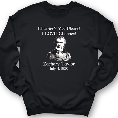 Cherries Crewneck Black / S