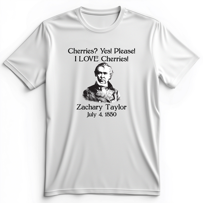 Cherries Premium Tee White / S