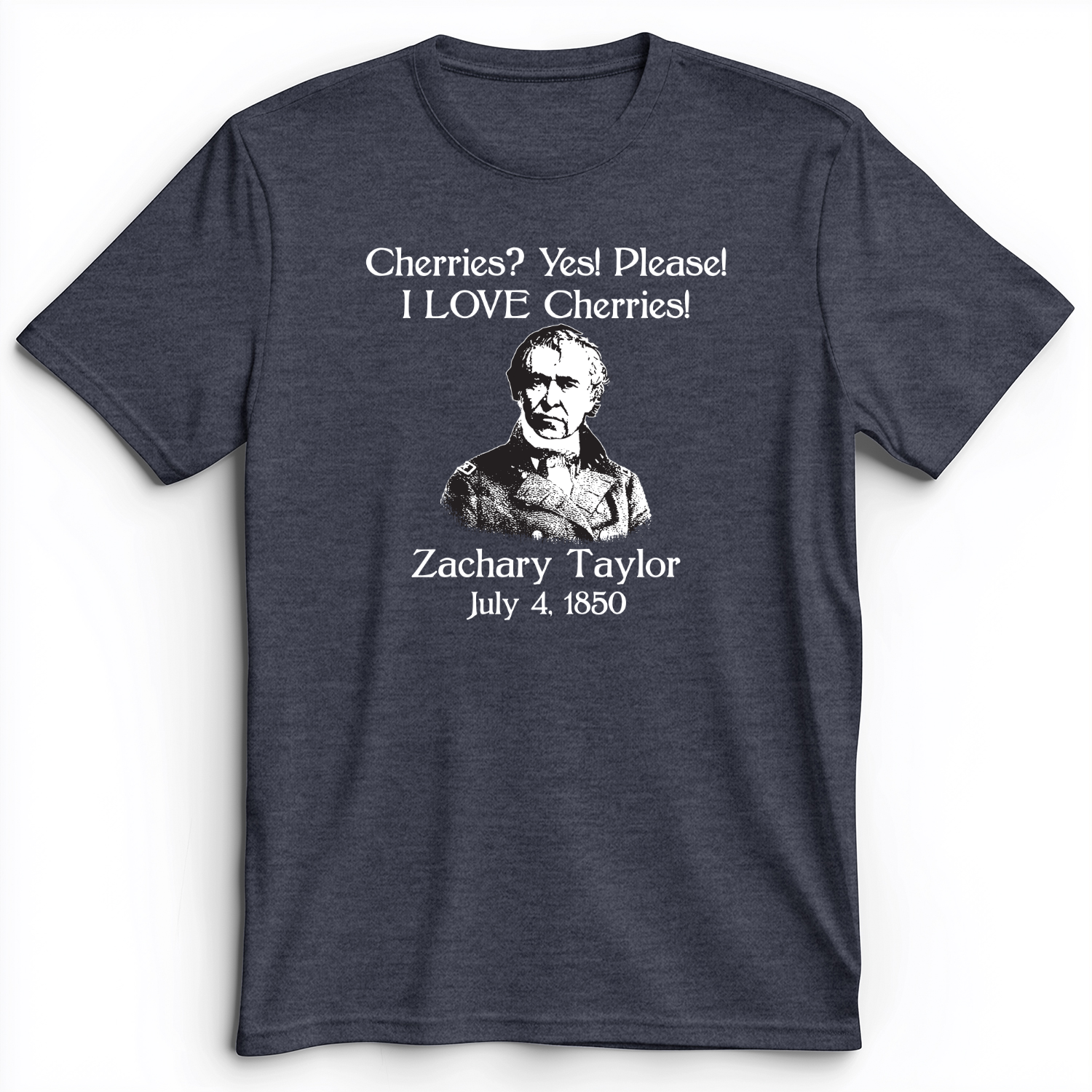 Cherries Premium Tee Heather Navy / S