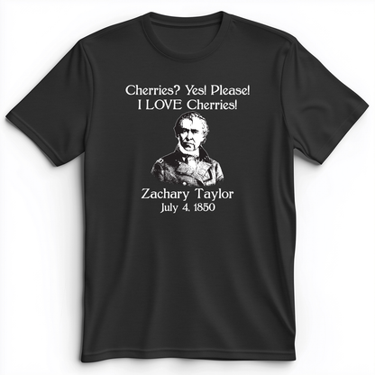 Cherries Premium Tee Dark Grey Heather / S