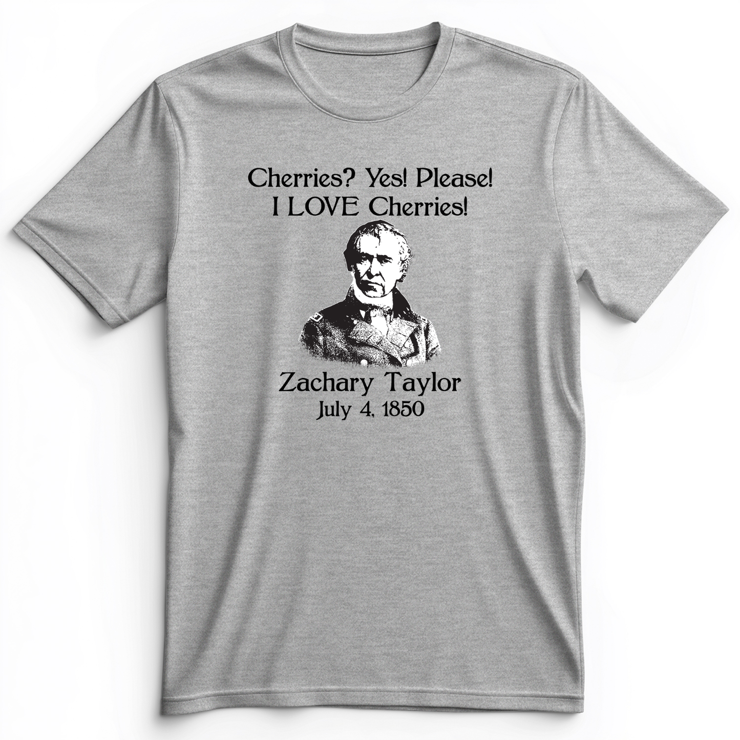 Cherries Premium Tee Athletic Heather / S