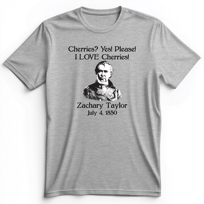 Cherries Premium Tee Athletic Heather / S