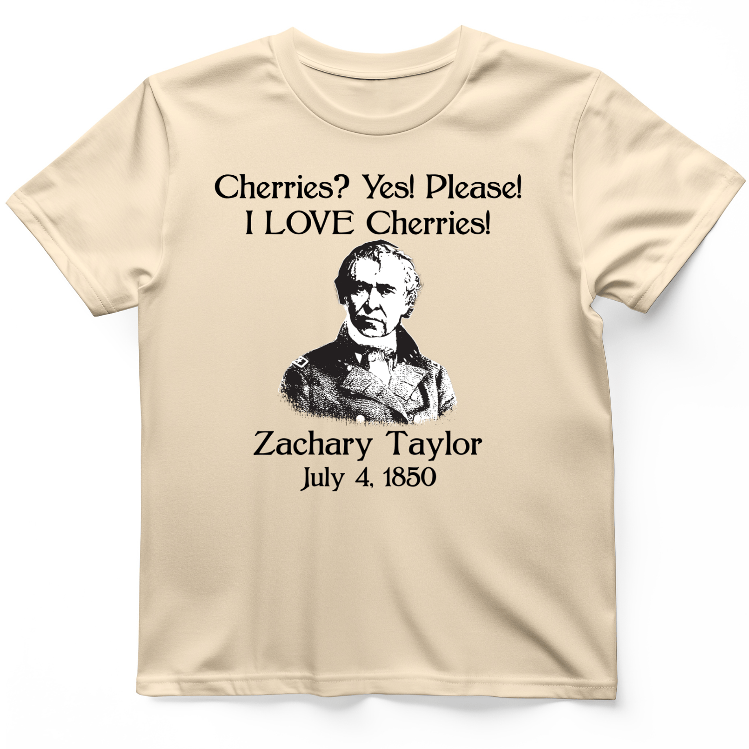 Cherries T-Shirt Natural / S