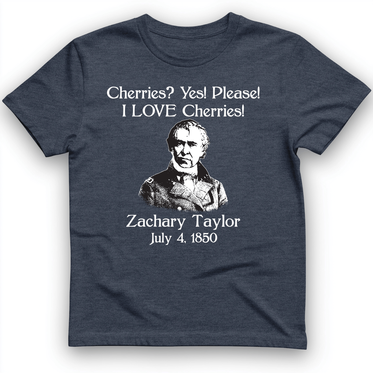 Cherries T-Shirt Heather Navy / S