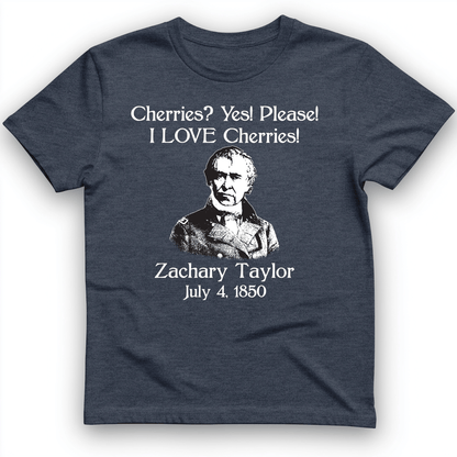 Cherries T-Shirt Heather Navy / S