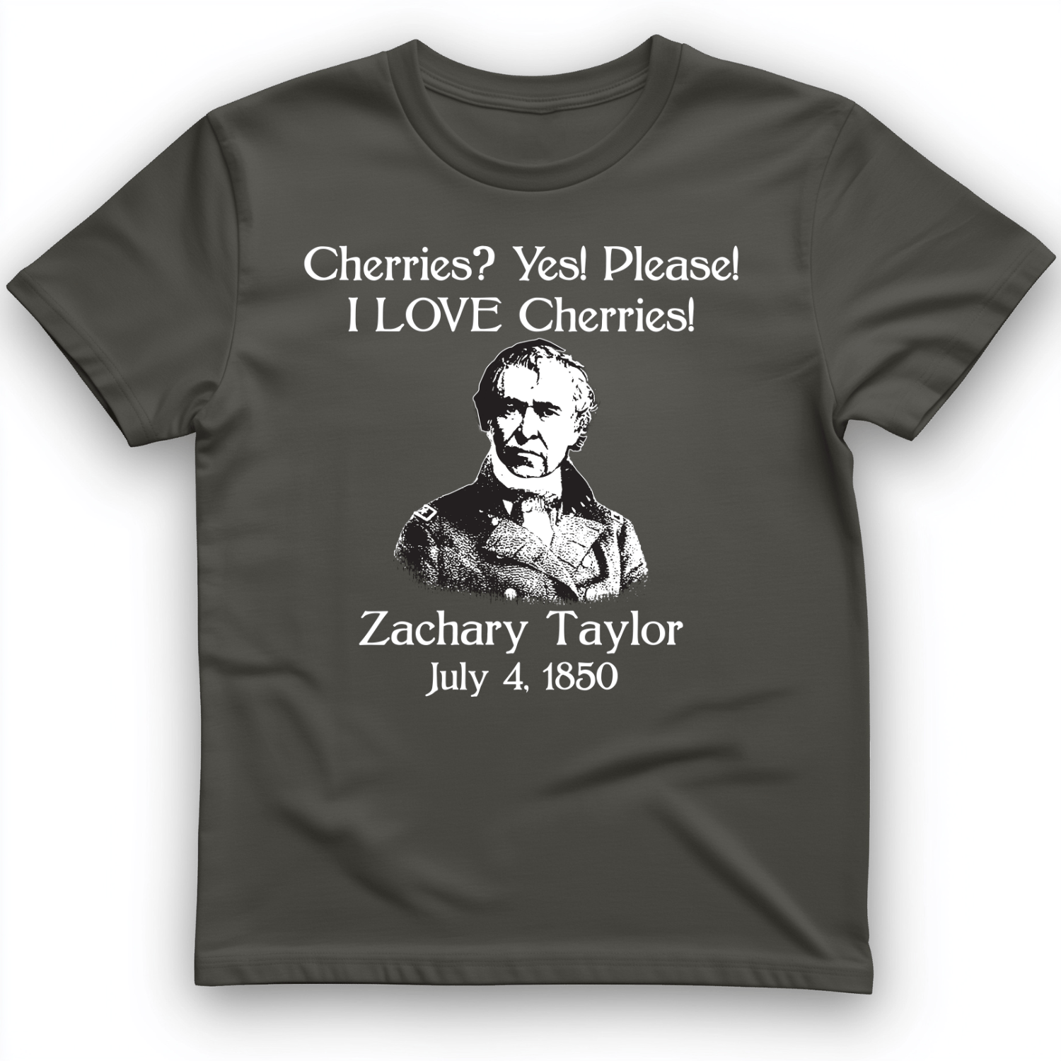 Cherries T-Shirt Charcoal / S