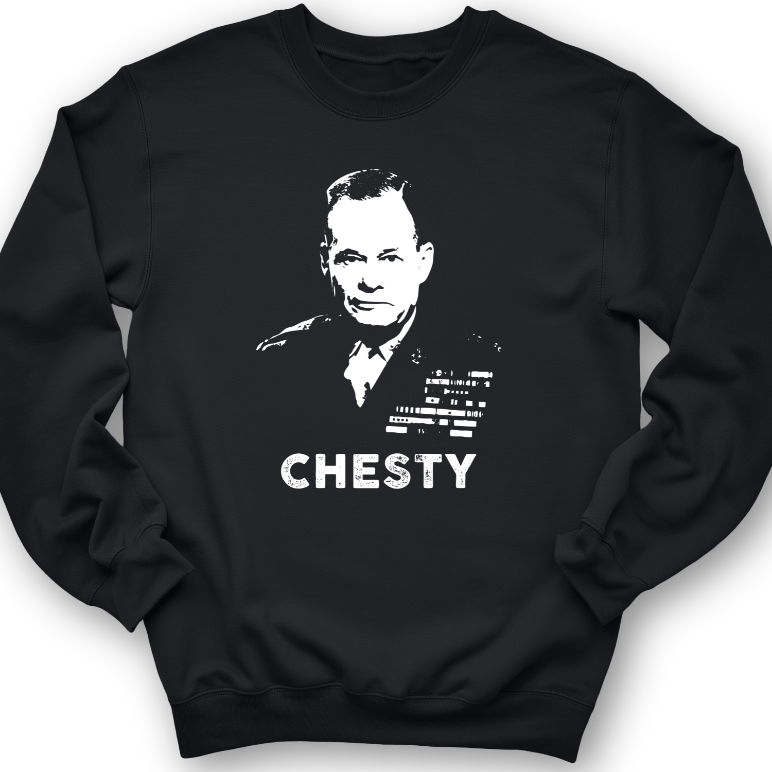 Chesty Puller Crewneck Black / S