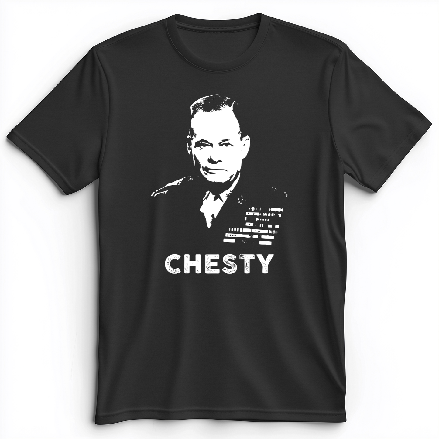 Chesty Puller Premium Tee Dark Grey Heather / S
