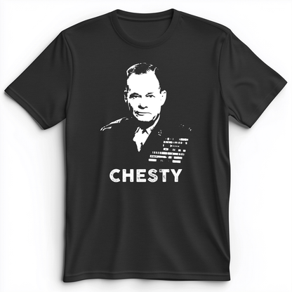 Chesty Puller Premium Tee Dark Grey Heather / S
