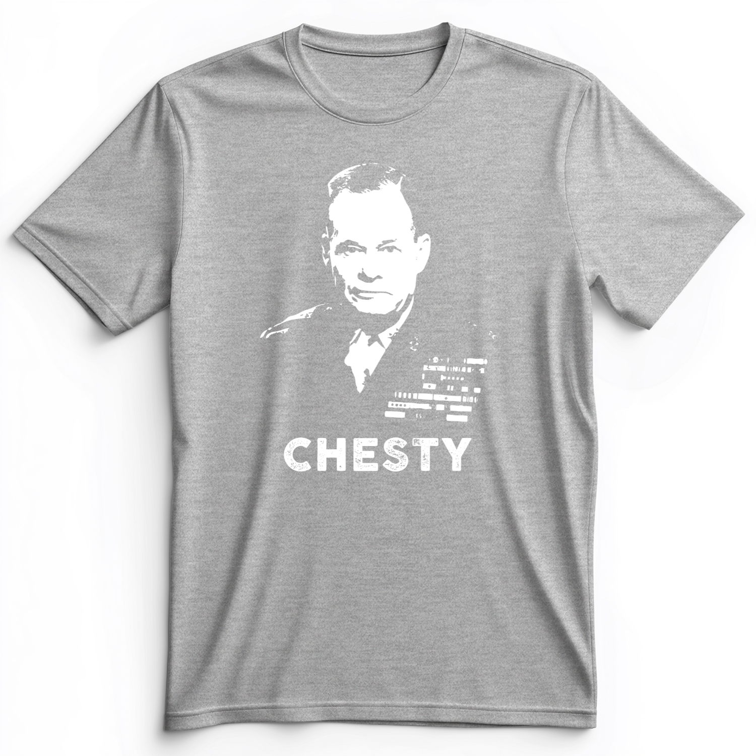 Chesty Puller Premium Tee Athletic Heather / S