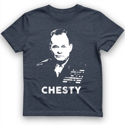 Chesty Puller T-Shirt Heather Navy / S
