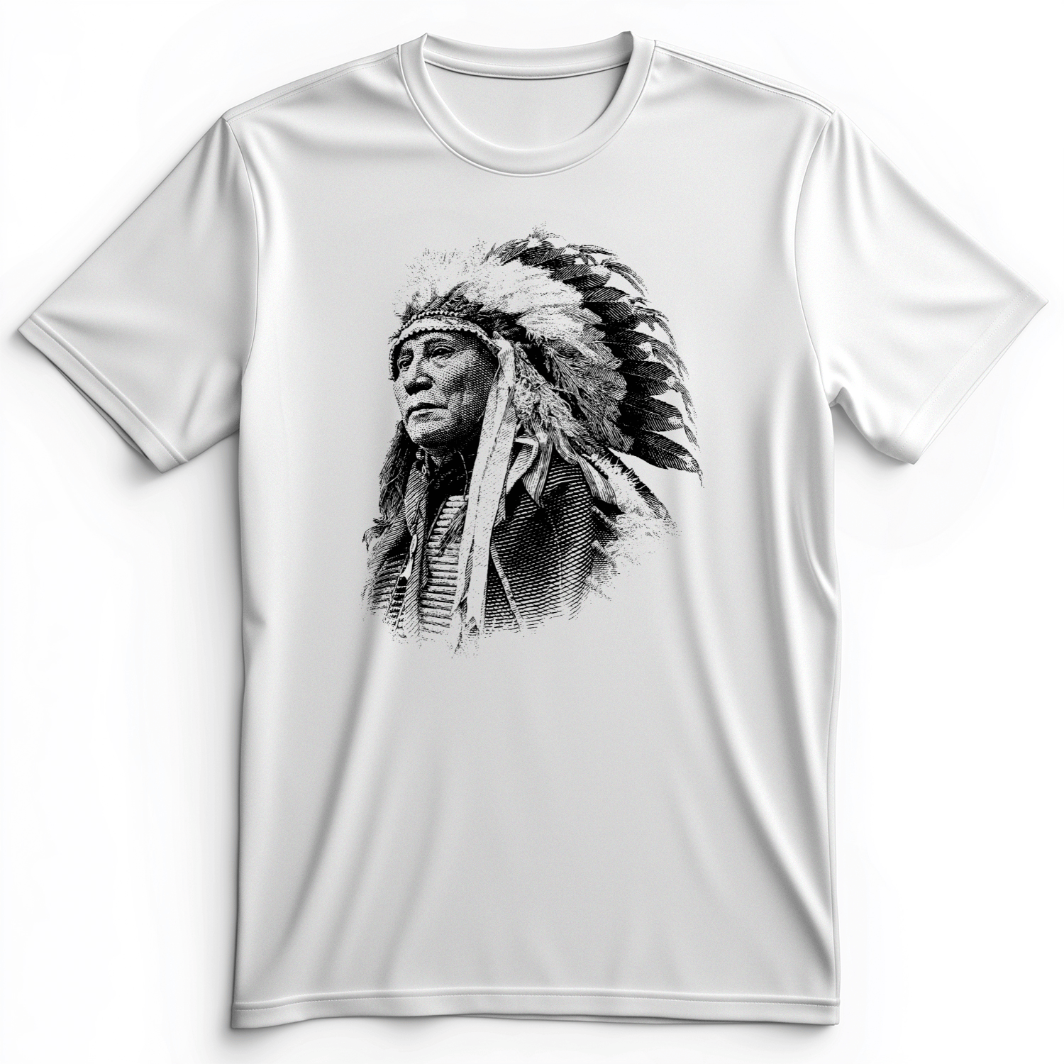 Chief Hollow Horn Bear Premium Tee White / S